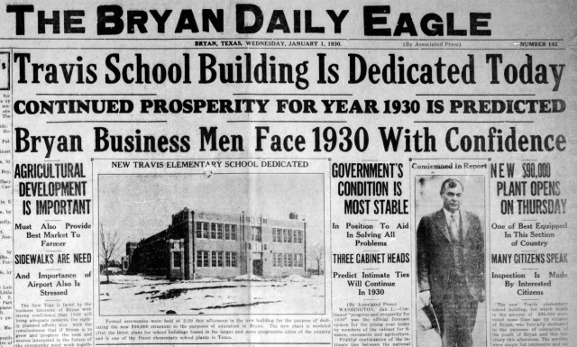 1930 Dedication of Building